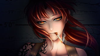 Badass anime girl wallpaper olhos perfeitos foco hiperdetalhado simétrico