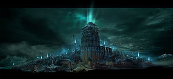 fantasy dark city