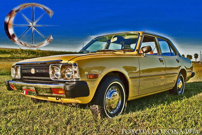 TOYOTA CORONA 1974, toyota classic cars, toyota 1974, toyota corona, HD wallpaper