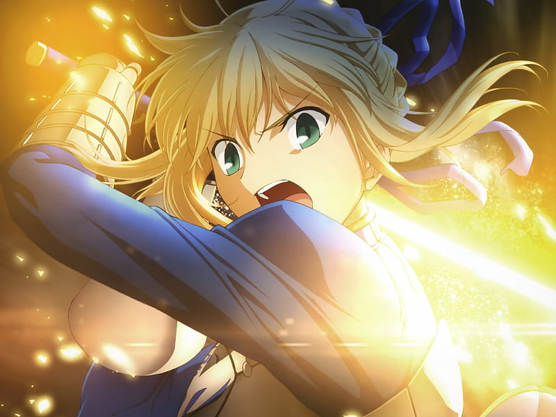 Five anime characters, Fate Series, Fate/Stay Night, Saber, Shirou Emiya HD  wallpaper, Wallpaper Flare