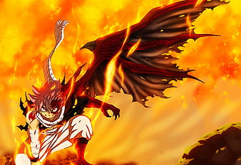 FAIRY TAIL.Etherious Natsu Dragneel. Known as Fire Dragon Natsu