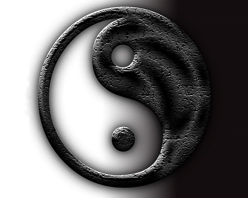 Yin - Yang, yin yang, HD wallpaper