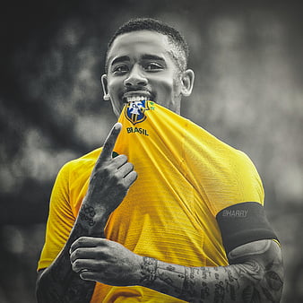 Gabriel Jesus Brazil Brazilian England Epl Hd Phone Wallpaper Peakpx