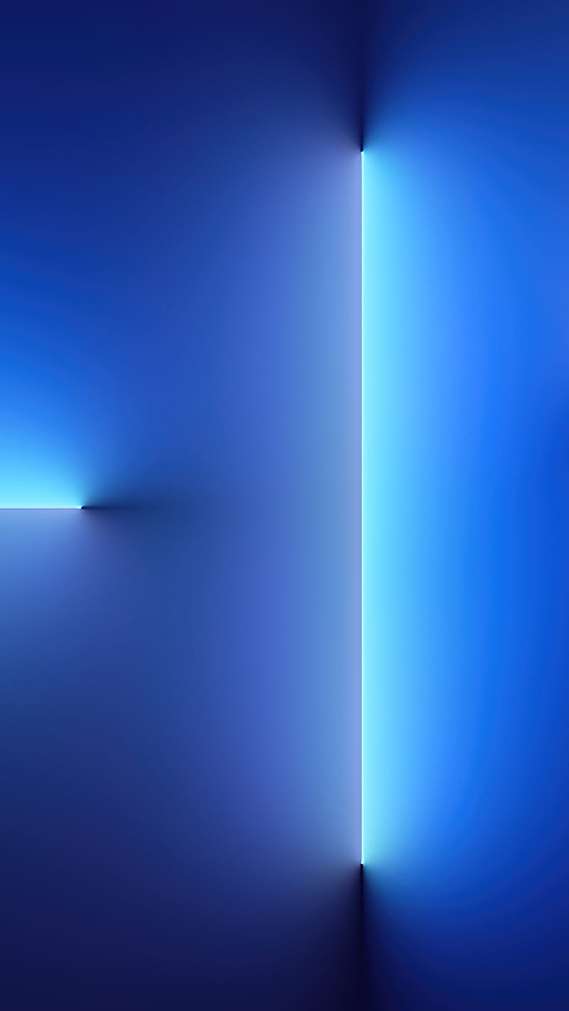 Blue Neon Glowing Lights iphone 13 Pro Stock Background 13 Pro, HD ...