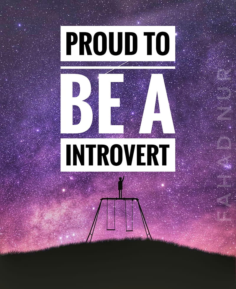 Introvert People, charming personality, silent people, quotes, love, galaxy, space, background, HD phone wallpaper