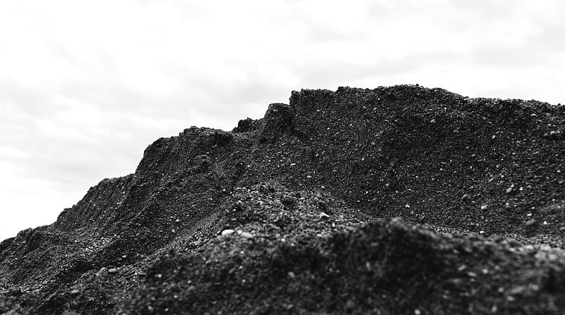 Sand Mountain Ultra, Black and White, landscape, mountain, sand nature, davtyan, HD wallpaper