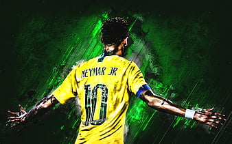 Neymar, fan art, creative, football stars, Brazil National Team ...