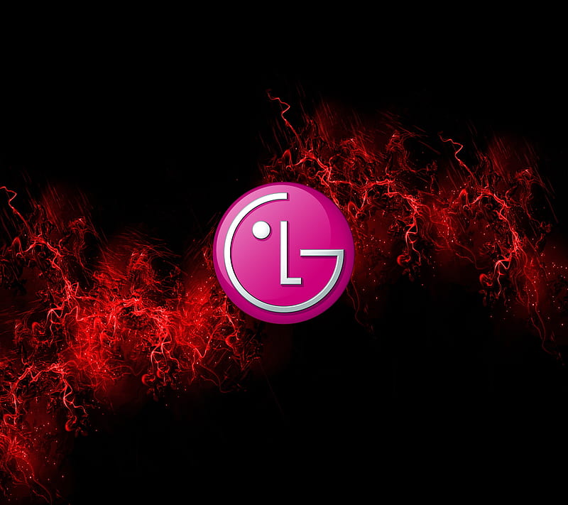 LG Logo, smoke, HD wallpaper