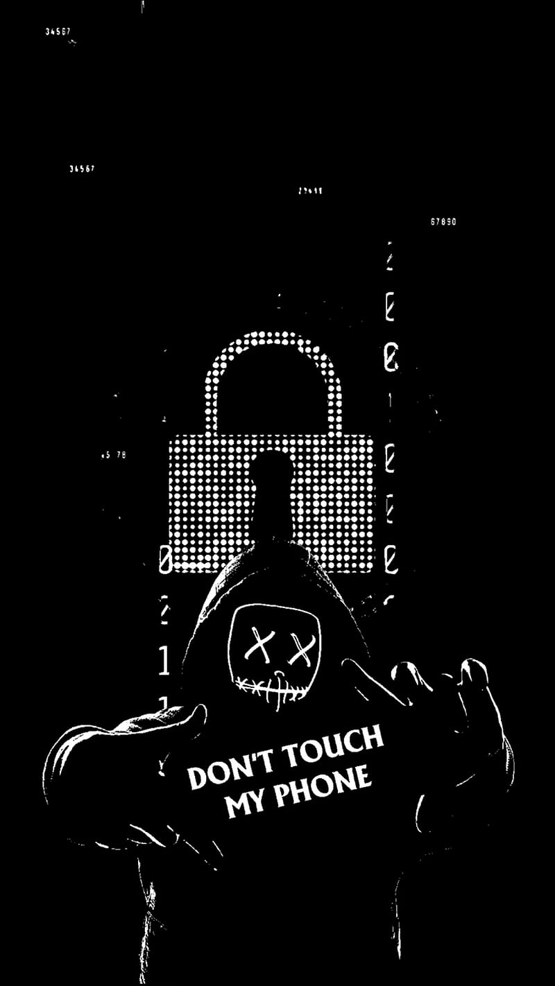 DON'T TOUCH MY PHONE, android, dont, hayatikdrgl, iphone, lock ...