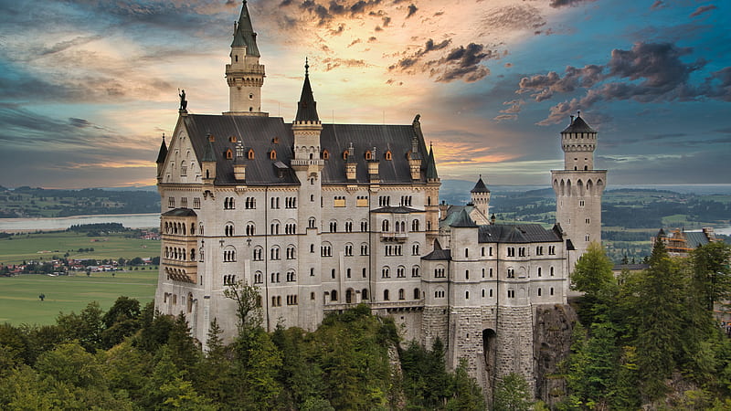 Germany Neuschwanstein Castle Travel, HD wallpaper