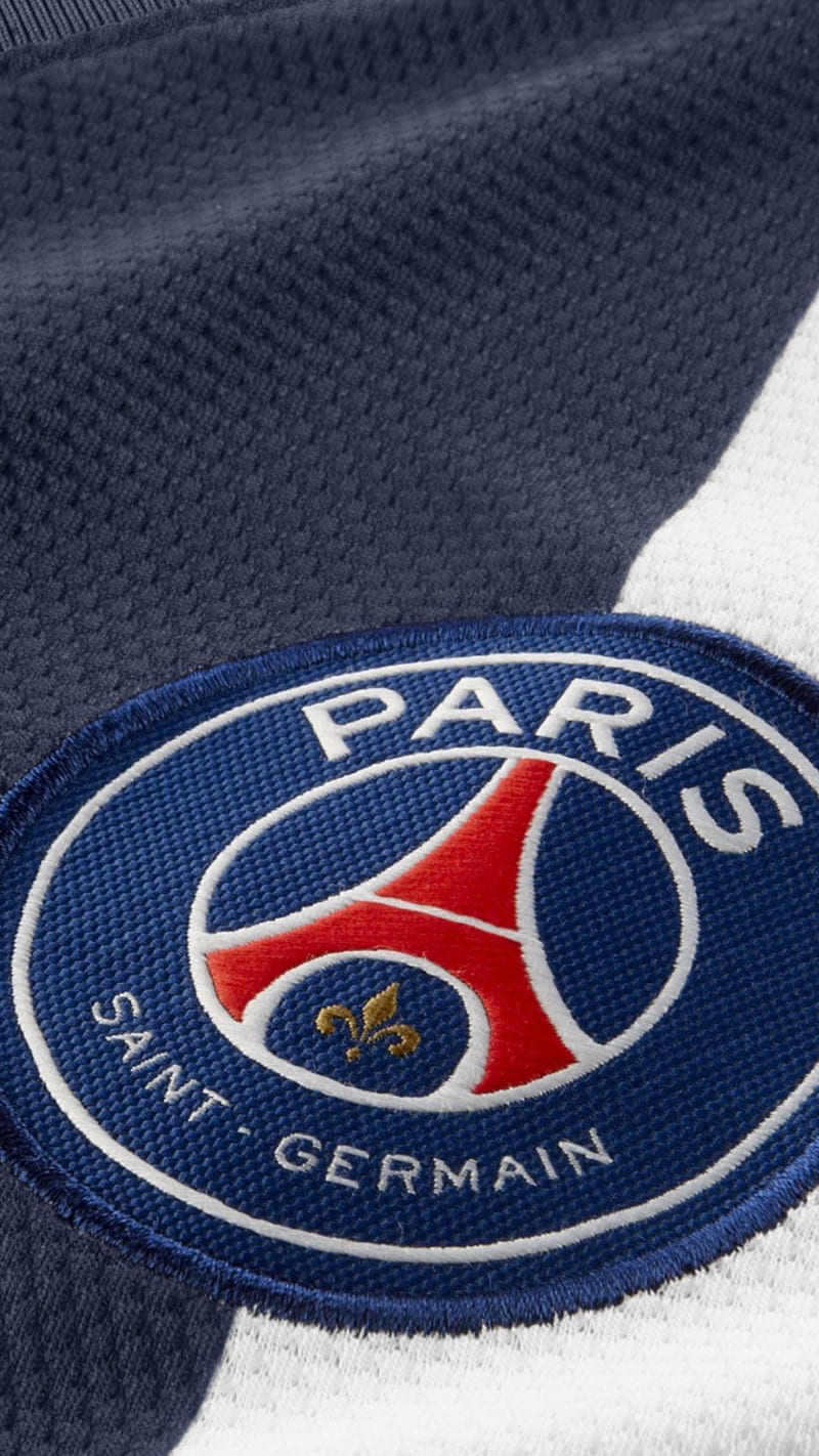 PSG Blue, foot, logo, paris saint germain, psg, HD phone wallpaper
