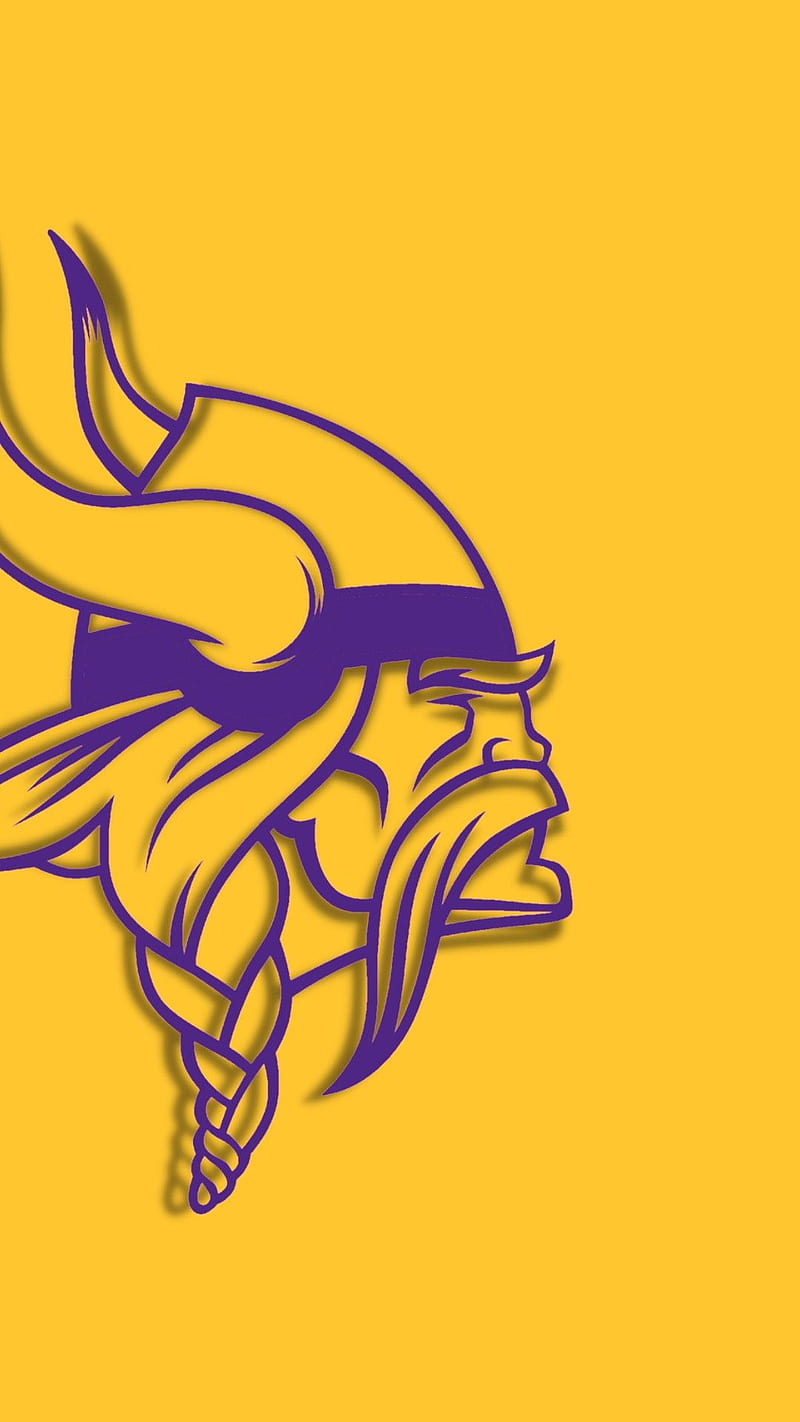 Minnesota VIKINGS Logo Purple . Minnesota vikings , Viking , Minnesota vikings logo, Minimalist Viking, HD phone wallpaper