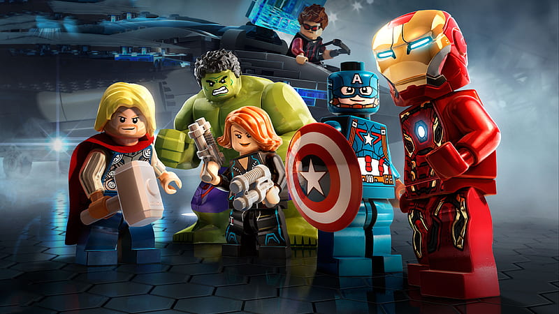 Marvel Avengers Lego, avengers, superheroes, lego, HD wallpaper