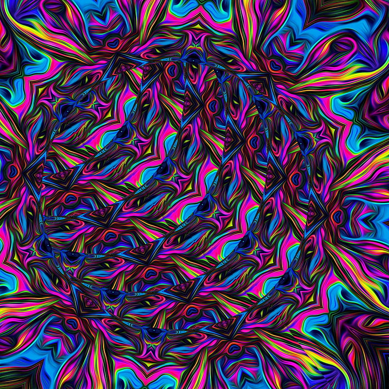 Kaleidoscope me, color, fractal, HD phone wallpaper