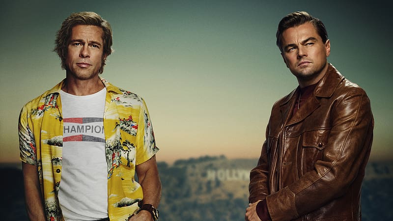 Leonardo Dicaprio, Brad Pitt, Movie, Once Upon A Time In Hollywood, Cliff Booth, Rick Dalton, HD wallpaper