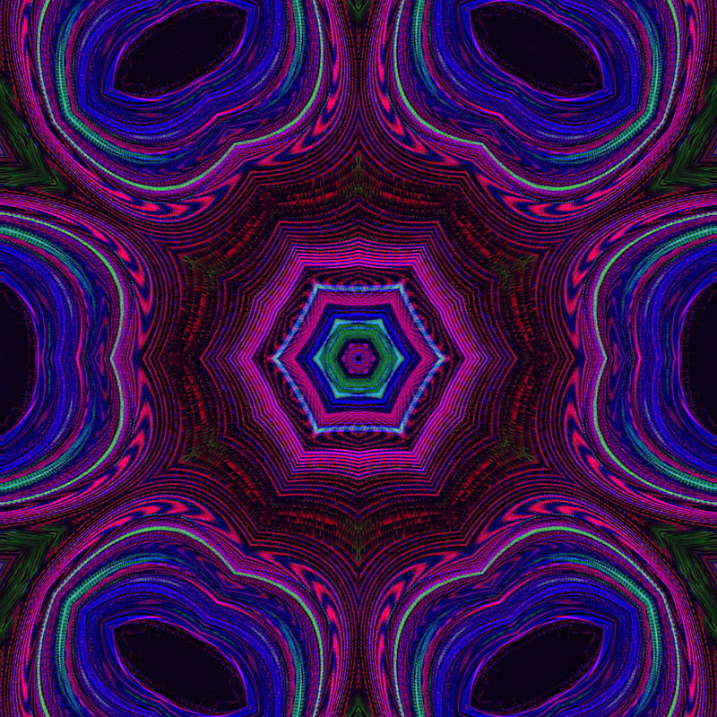 Kaleidoscope me, abstract, colorful, mirror lab, mushrooms, trippy, HD phone wallpaper