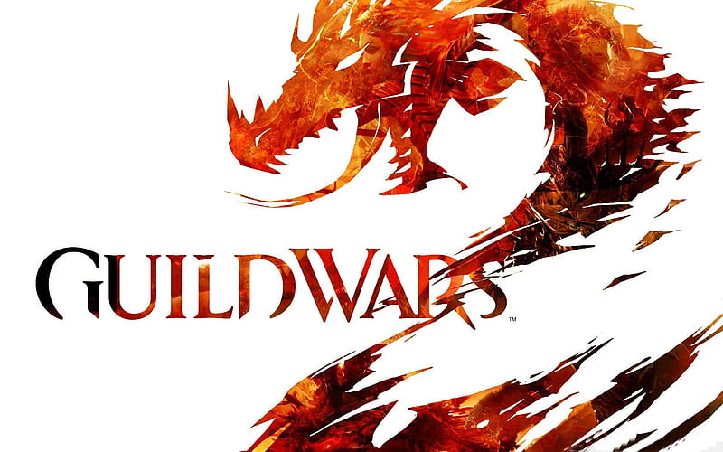 Guild Wars 2 Game logo, HD wallpaper