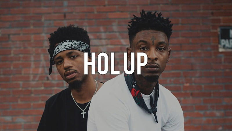 21 Savage Is Walking On Road Wearing Red Shirt And Cap Blue Jean Holding  Cups In Hand HD 21 Savage Wallpapers, HD Wallpapers