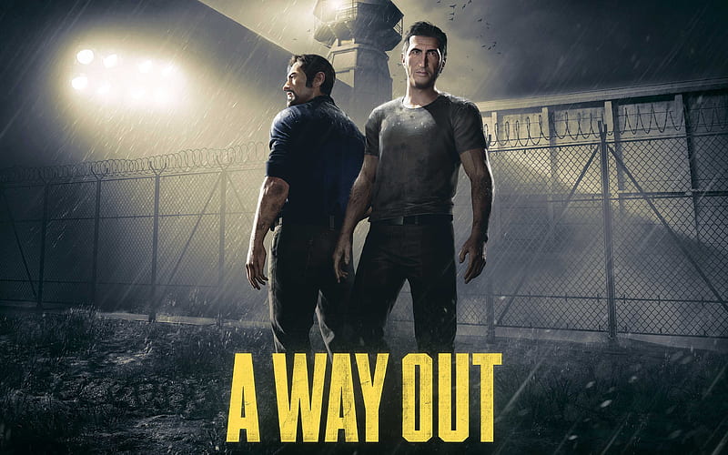A Way Out 2017 games, poster, action, HD wallpaper