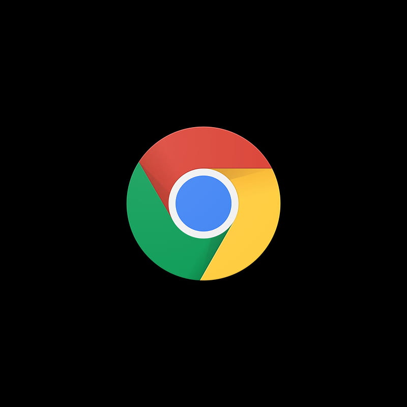 Chrome black, logo, team, HD phone wallpaper