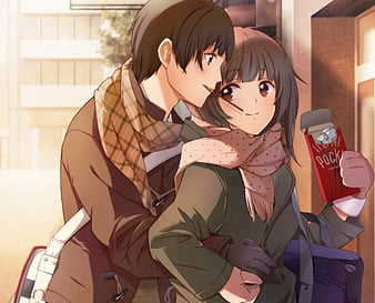 Rain Anime Couple Hug GIF  GIFDBcom