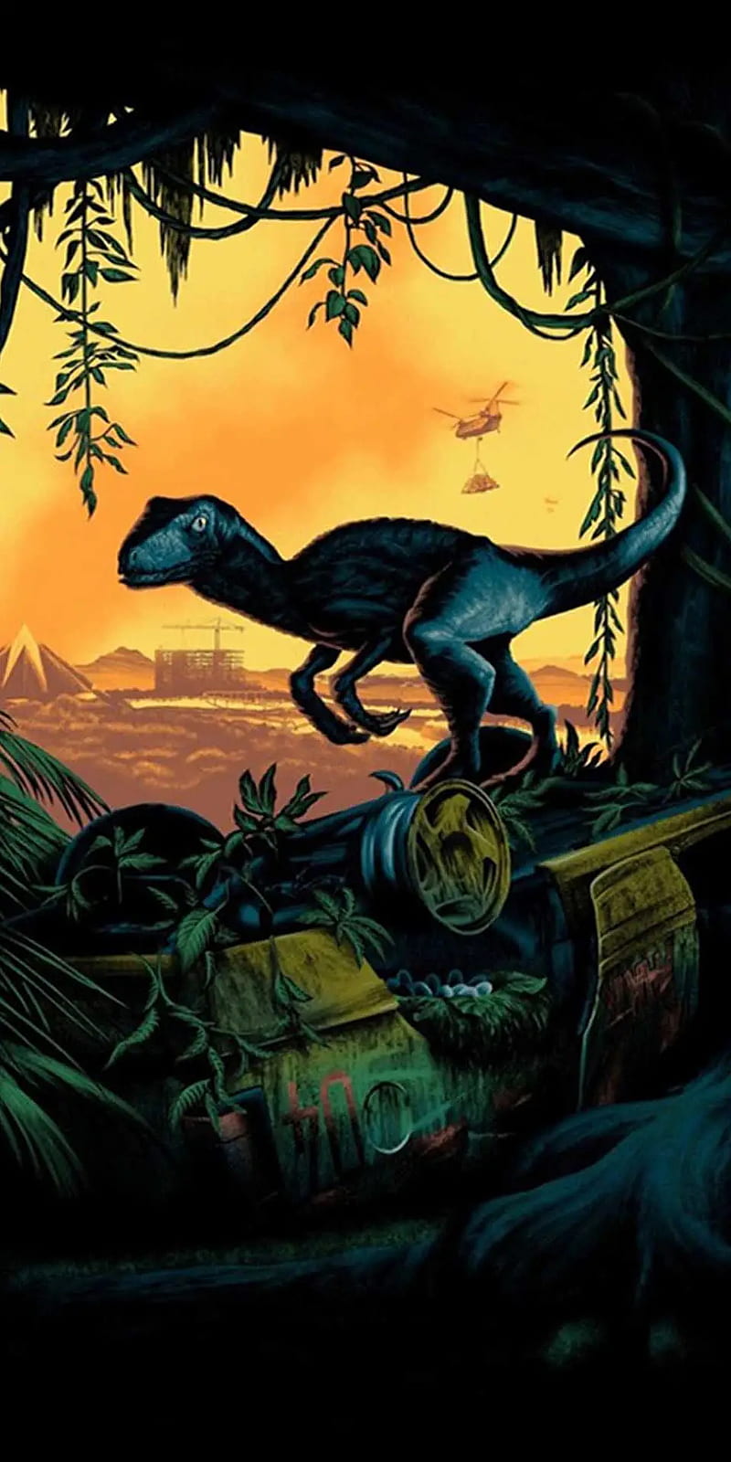 Jurassic World, dinosaur, fallen kingdom, HD phone wallpaper
