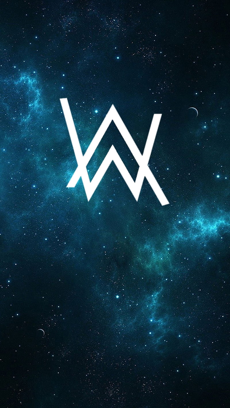 Alan Walker logo, aw, alan walker, black, HD phone wallpaper | Peakpx