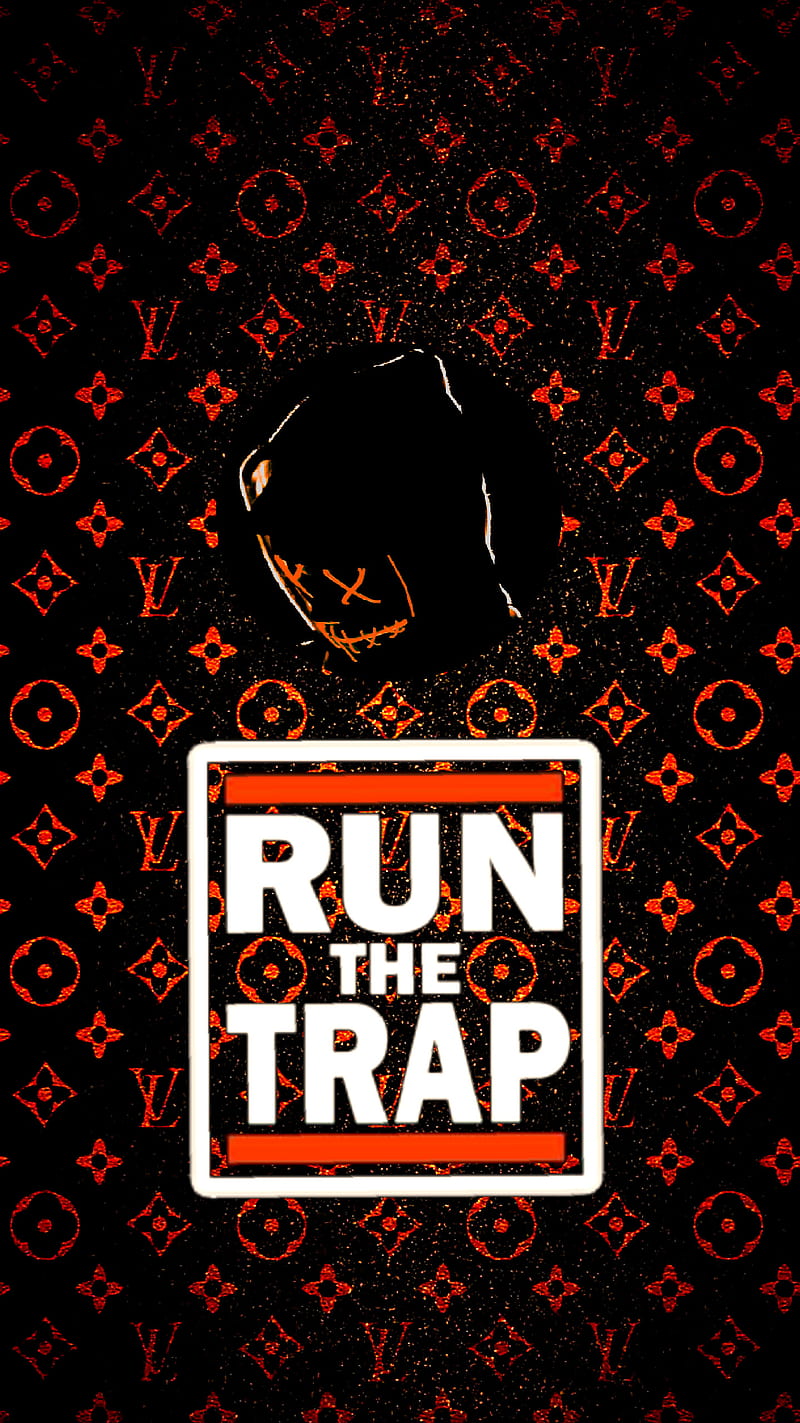 Run Tha Trap, cloud 9, drugs, foot soldier, gang, hoodie, orange black, pimpin, reinforced doors, rubber band bank, strapped, HD phone wallpaper