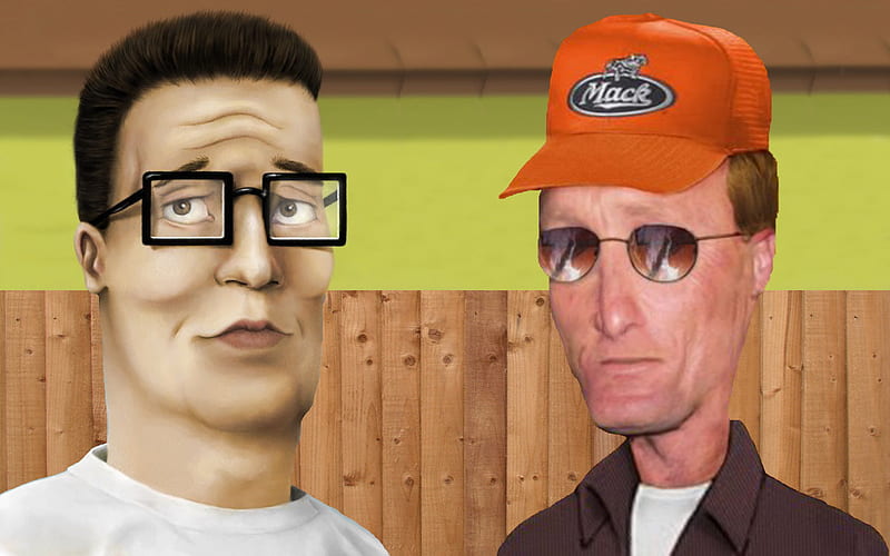 Hank And Dale, hank, dale, cartoon, hill, HD wallpaper