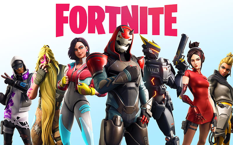 Fortnite Battle Royale poster, 2019 games, Fortnite, cyber warriors, Fortnite characters, Fortnite, HD wallpaper
