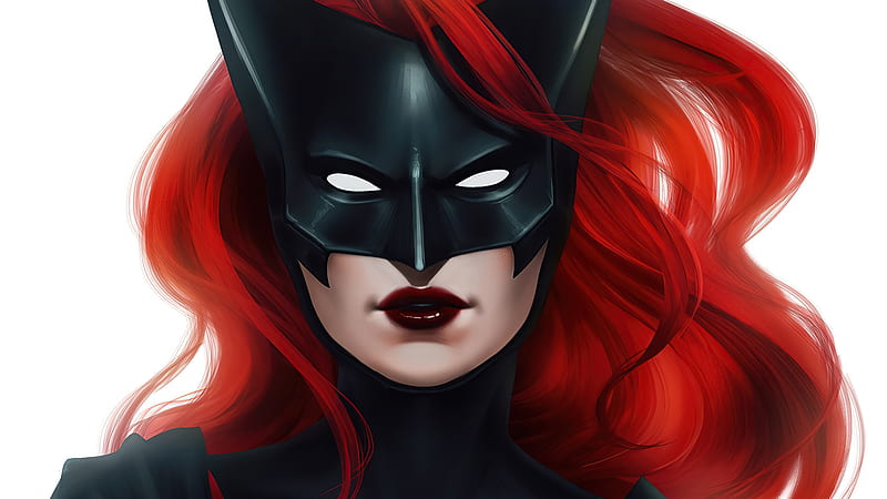Batwoman Red Hair, batwoman, superheroes, artwork, HD wallpaper
