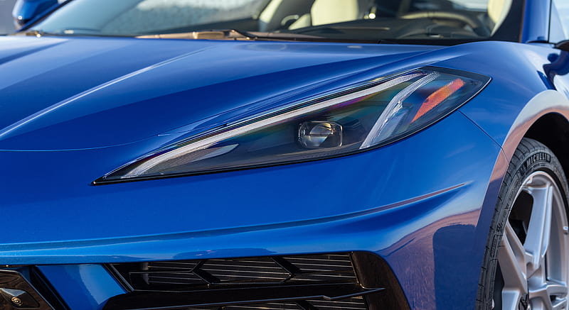 2020 Chevrolet Corvette Stingray - Headlight , car, HD wallpaper 2020 Chevrolet Corvette Stingray - Headlight , car, HD wallpaper