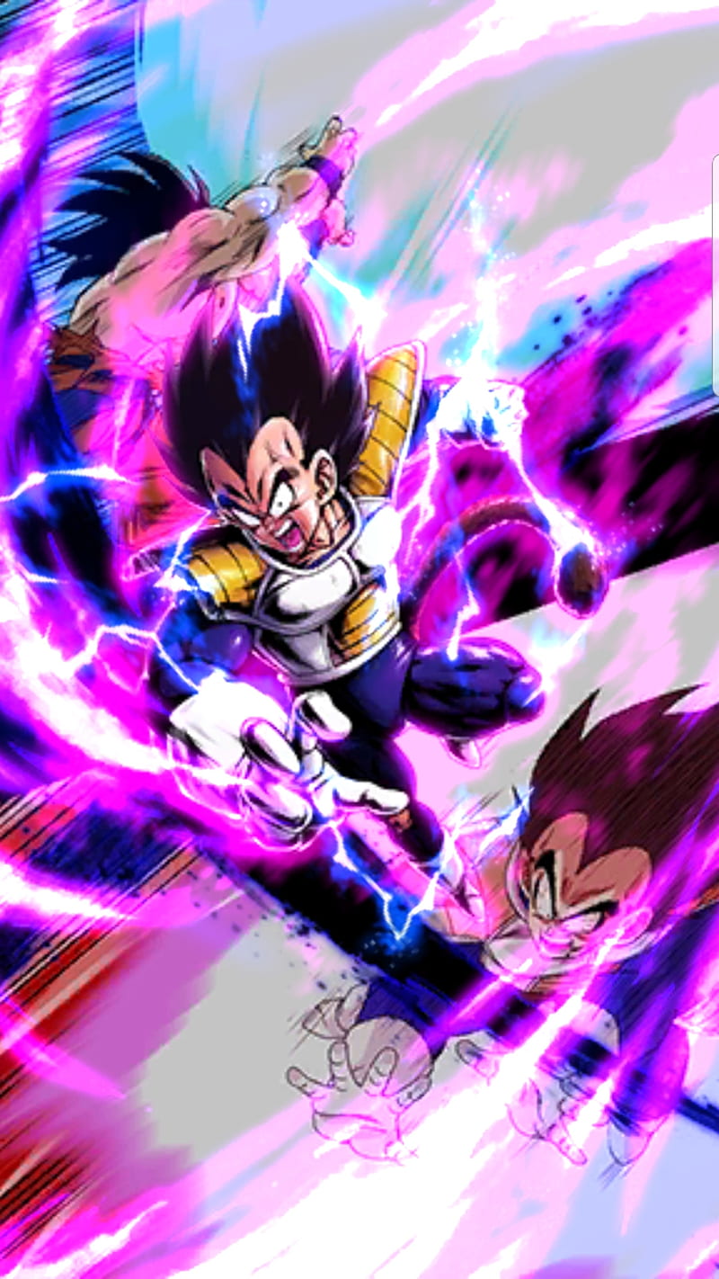 Vegeta Base Form 2, dragonball, dragonballz, legends, saiyan saga, anime, goku, purple, HD phone wallpaper