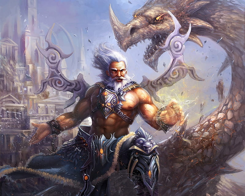 Steel Dragon Warrior, epic, cool, warrior, fighter, steel, dragon, HD  wallpaper | Peakpx