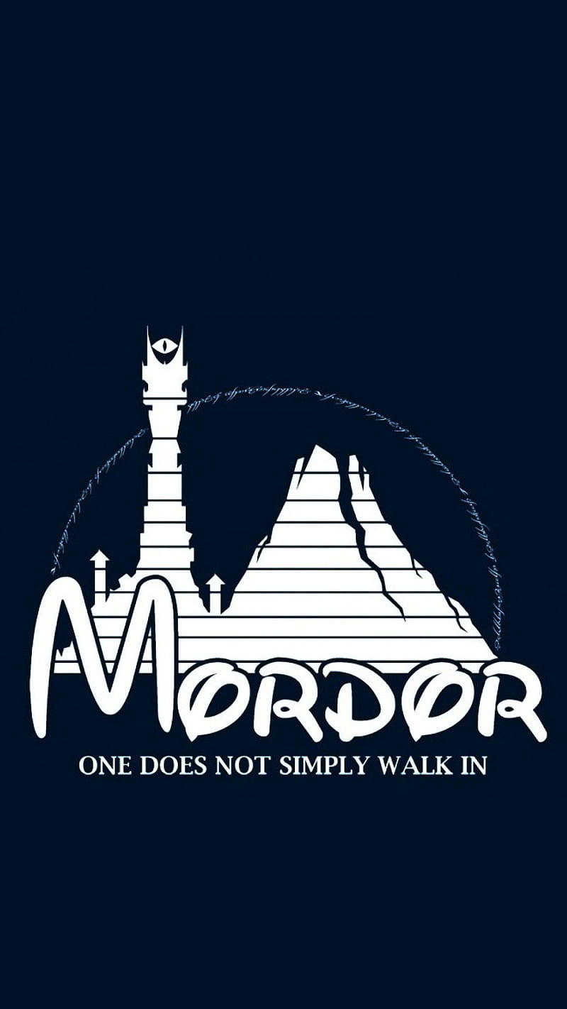Mordor, icio, logo, HD phone wallpaper