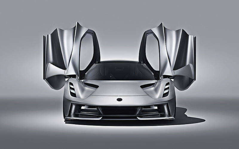 2020, Lotus Evija, Electric Hypercar, exterior, front view, electric car, sports cars, Lotus, HD wallpaper