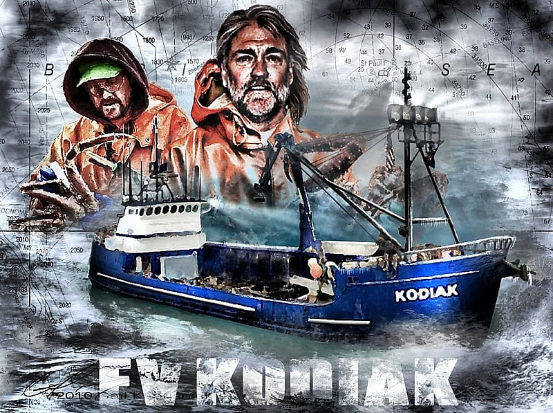 Deadliest Catch, boat, men, ocean, crabs, other, HD wallpaper