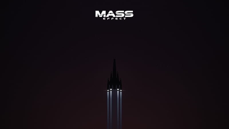 Mass Effect Minimalism, mass-effect, games, minimalism, HD wallpaper