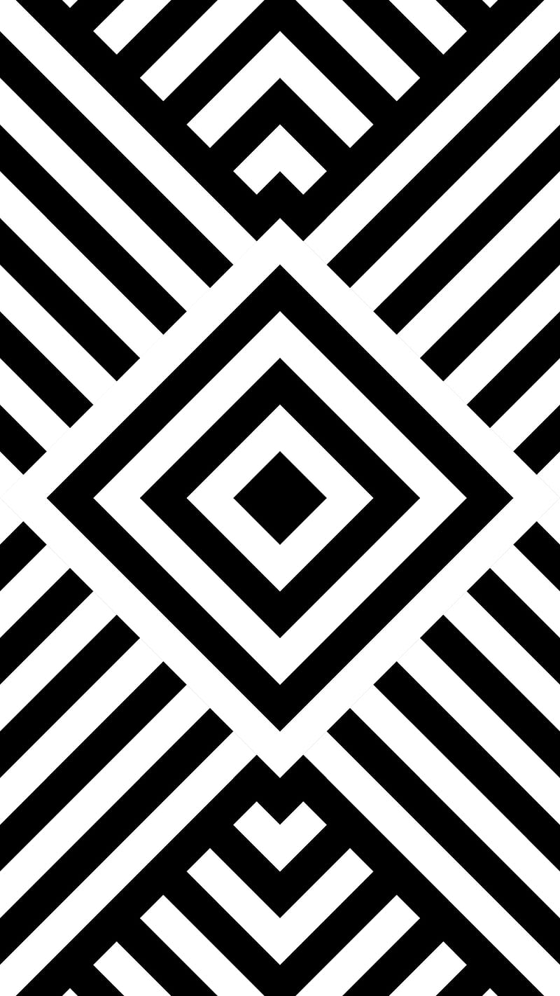 Rhombus with diagonals, Divin, Rhombus, abstract, art, contemporary, creative, desenho, dynamic, effect, figure, form, futuristic, geometric, geometrical, geometry, graphic, illusion, illusive, modern, motion, op-art, optical-art, optical-illusion, pattern, scale, forma, esports, striped, technologic, texture, HD phone wallpaper