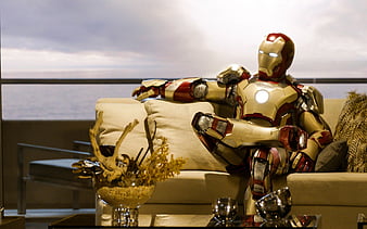 Iron Man Mark 42, man, iron, auto pilot, mark 42, HD wallpaper | Peakpx