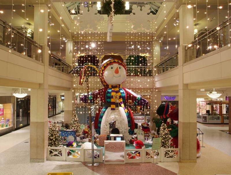 1920x1080px, 1080P free download Christmas in the mall, holidays