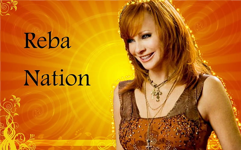 reba nation, actress, redhead, reba, bonito, singer, HD wallpaper