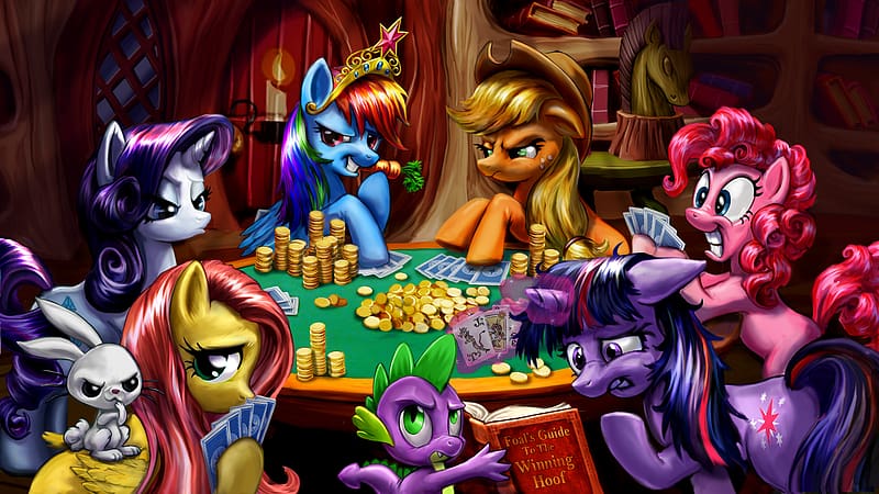 My Little Pony, Twilight Sparkle, Pinkie Pie, Rainbow Dash, Tv Show, My Little Pony: Friendship Is Magic, Applejack (My Little Pony), Fluttershy (My Little Pony), Rarity (My Little Pony), Spike (My Little Pony), Angel Bunny, HD wallpaper