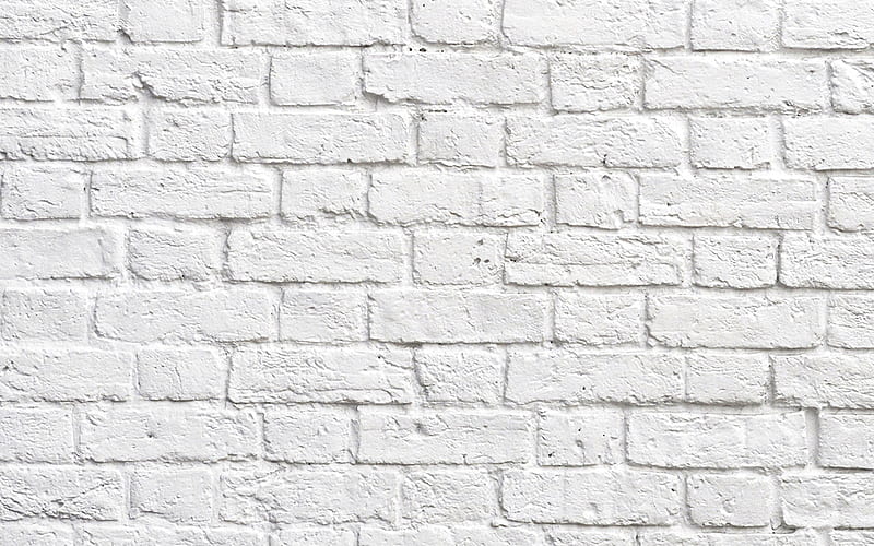 white brick wall texture, white brick background, stone texture, white bricks, HD wallpaper