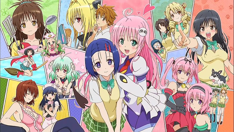 Motto To Love Ru - Final, lala, deviluke, motto to love ru, haruna, final, breast, anime girls, school girl, to love ru, kawaii, sirenji, pink hair, HD wallpaper