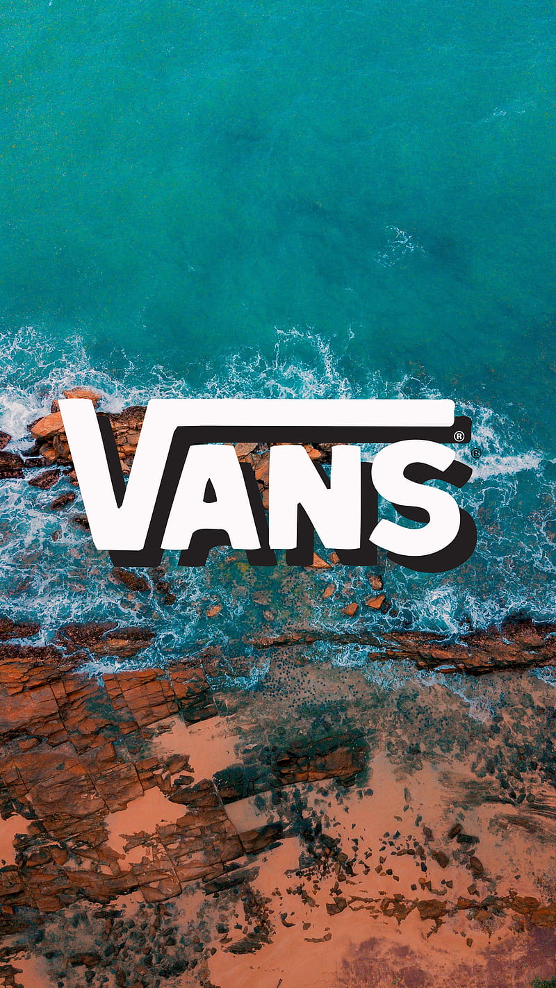 Vans Beach, brands, light, logo, logos, minimal, water, HD phone wallpaper