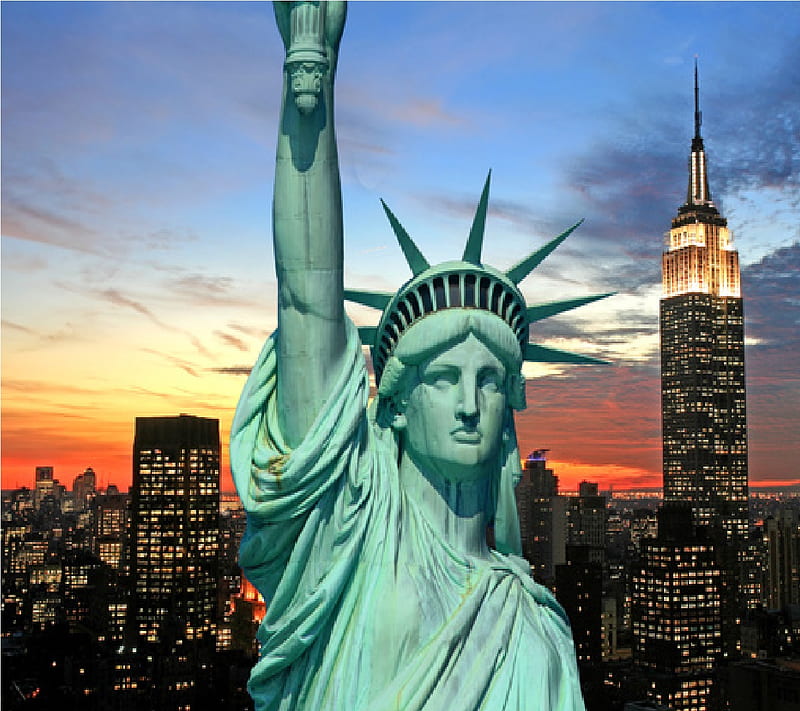 1920x1080px, 1080P free download | Statue of liberty, cool, dom ...