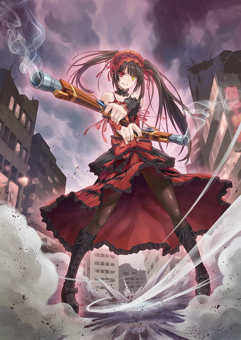 Kurumi Tokisaki Wallpaper iPhone  Date a live, Kurumi tokisaki, Anime