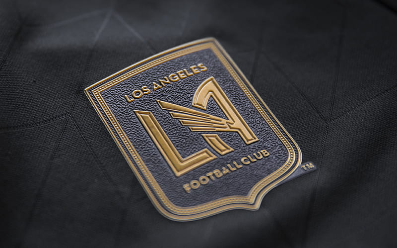 Los Angeles FC emblem, American soccer club, logo, T-shirt, MLS, USA, football, HD wallpaper