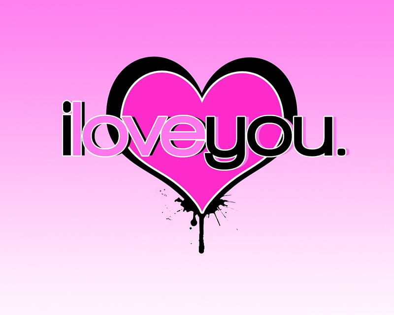iloveyou, os, ilove, love, heart, HD wallpaper